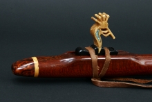 Leopardwood Native American Flute, Minor, Low E-4, #D52H